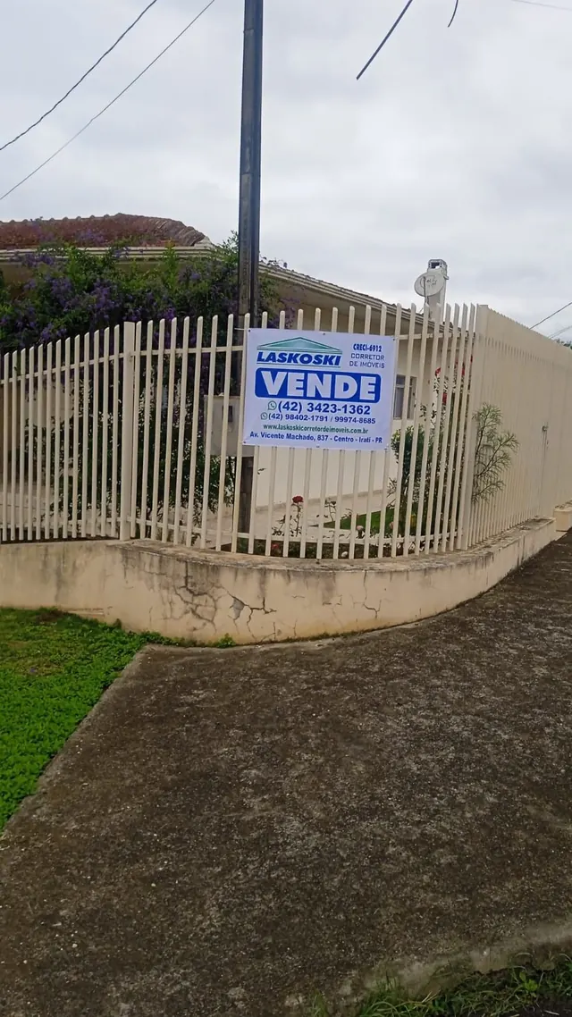 Terreno de esquina de 633 m² com casa à venda em Irati, foto 5